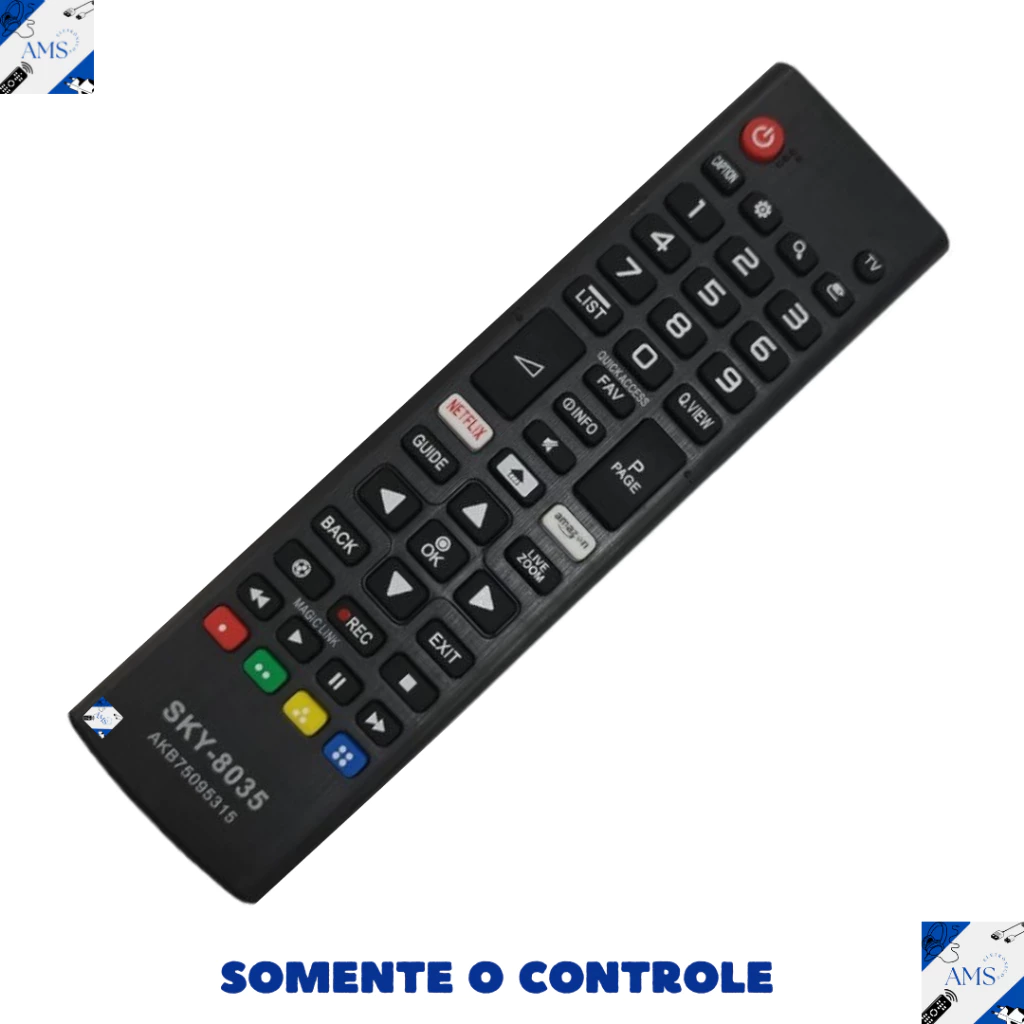 Controle Remoto Compatível com Tv L G Smart Lcd Led